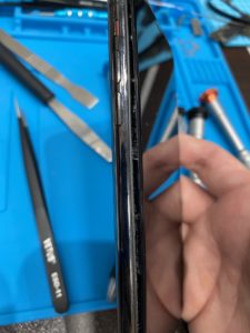 勝田台よりiPhoneXバッテリー交換修理